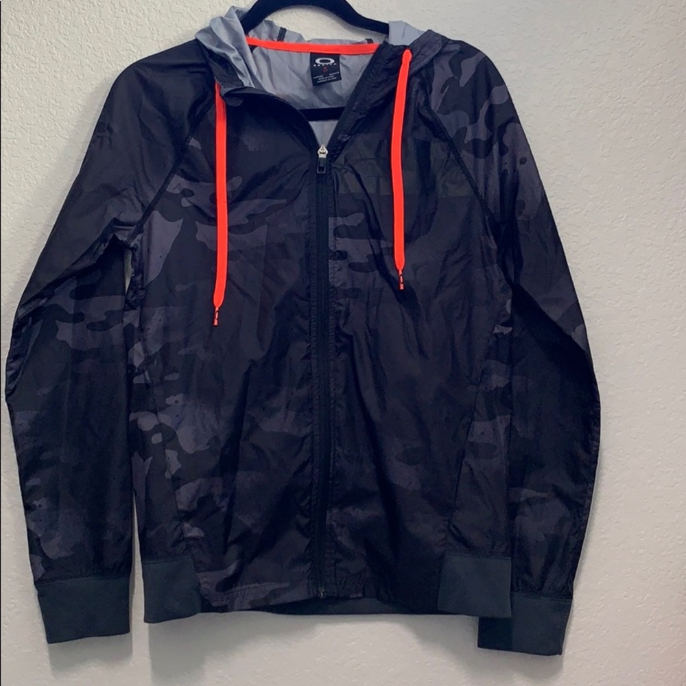 Oakley zipper hoodie.